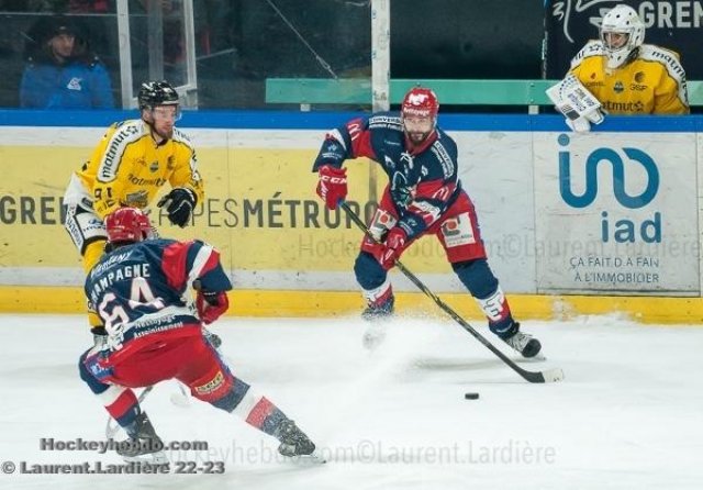 Photo hockey match Grenoble  - Rouen le 04/02/2023