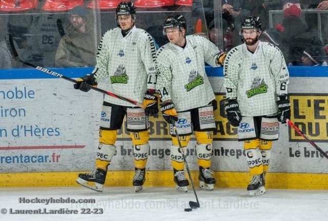 Photo hockey match Grenoble  - Rouen le 04/02/2023