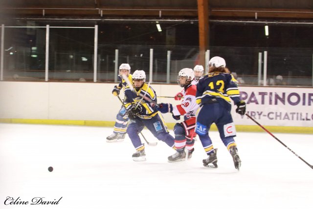 Photo hockey match Evry / Viry Mineur - HCLR - U17 le 04/02/2023