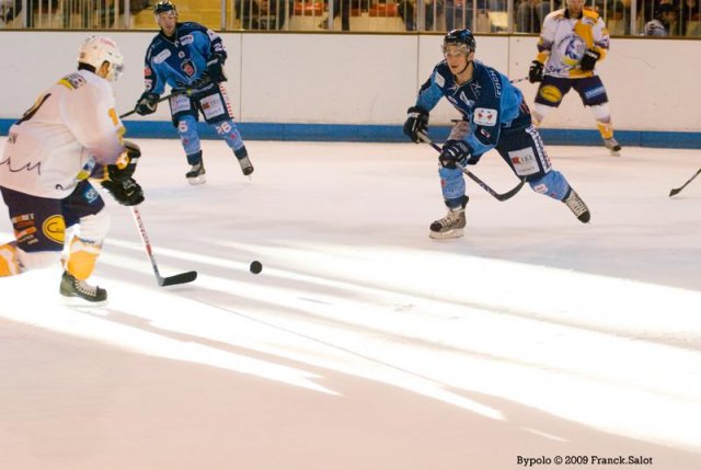Photo hockey match Angers  - Chamonix  le 19/09/2009
