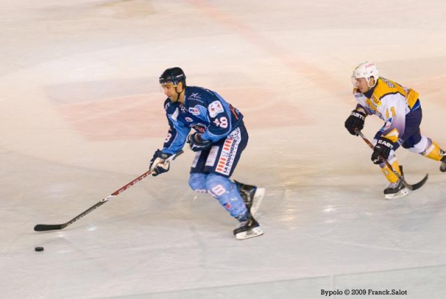 Photo hockey match Angers  - Chamonix  le 19/09/2009