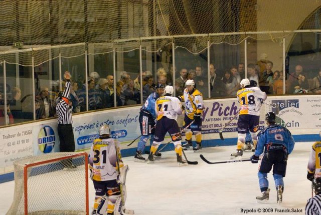 Photo hockey match Angers  - Chamonix  le 19/09/2009