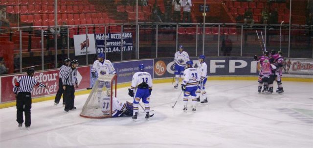 Photo hockey match Amiens  - Villard-de-Lans le 19/09/2009