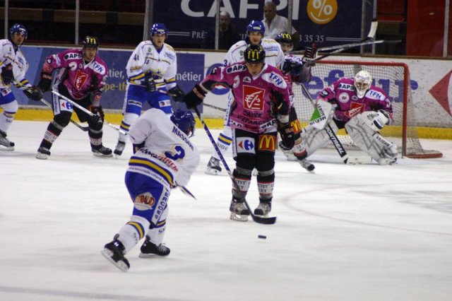 Photo hockey match Amiens  - Villard-de-Lans le 19/09/2009
