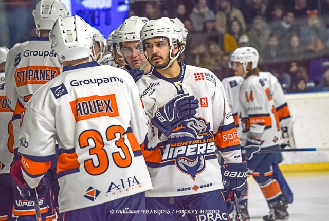 Photo hockey match Nantes - Montpellier  le 11/02/2023