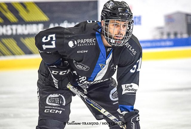 Photo hockey match Nantes - Caen  le 15/02/2023