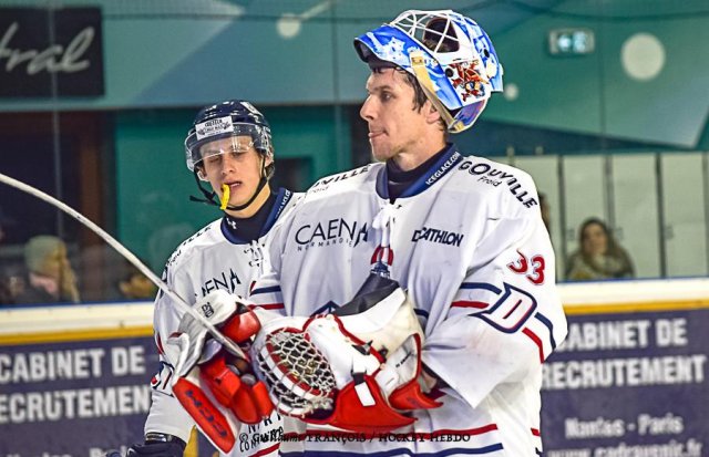 Photo hockey match Nantes - Caen  le 15/02/2023