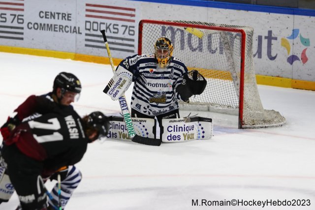 Photo hockey match Rouen - Mulhouse le 17/02/2023