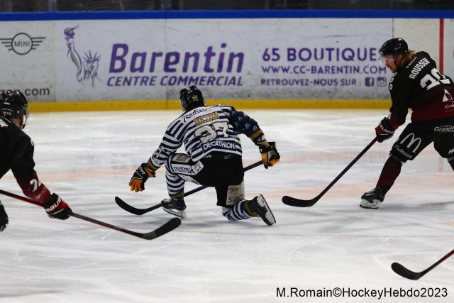 Photo hockey match Rouen - Mulhouse le 17/02/2023