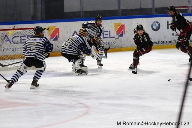 Photo hockey match Rouen - Mulhouse le 17/02/2023
