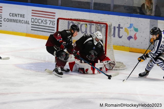 Photo hockey match Rouen - Mulhouse le 17/02/2023