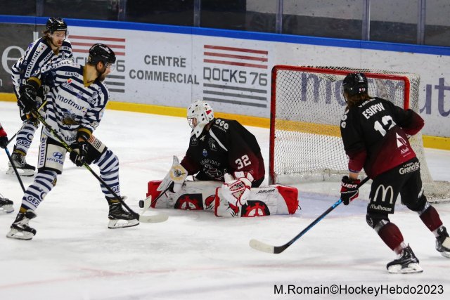 Photo hockey match Rouen - Mulhouse le 17/02/2023