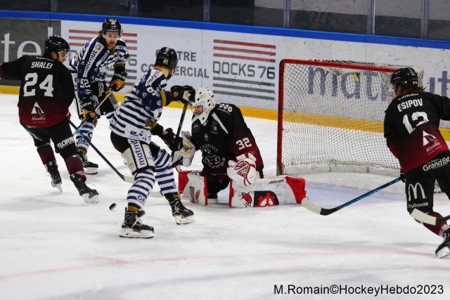 Photo hockey match Rouen - Mulhouse le 17/02/2023