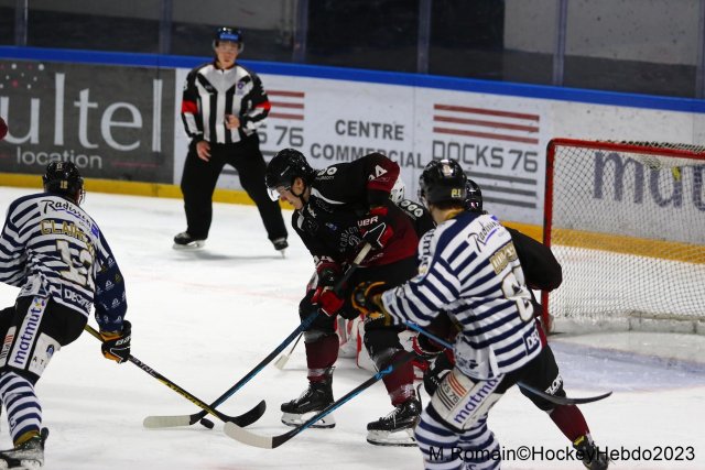 Photo hockey match Rouen - Mulhouse le 17/02/2023