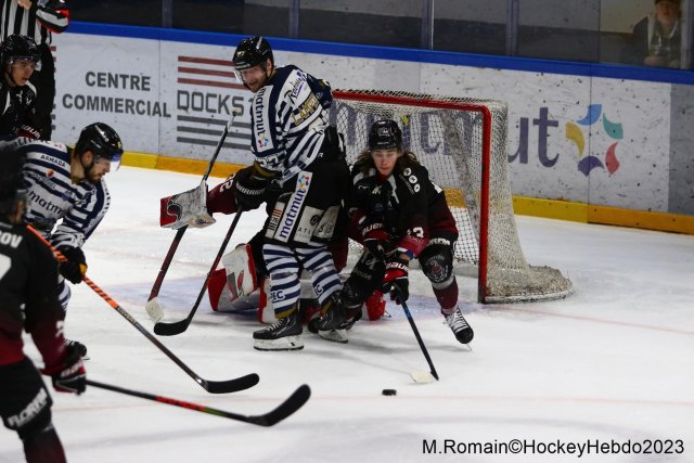 Photo hockey match Rouen - Mulhouse le 17/02/2023