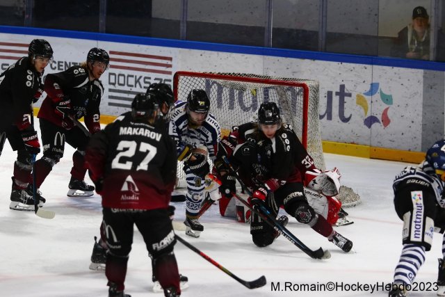 Photo hockey match Rouen - Mulhouse le 17/02/2023