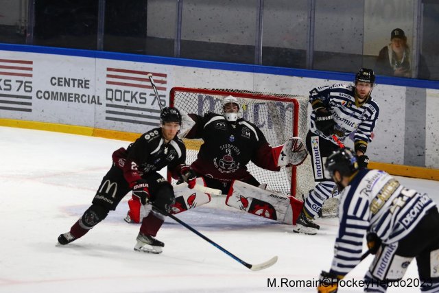 Photo hockey match Rouen - Mulhouse le 17/02/2023