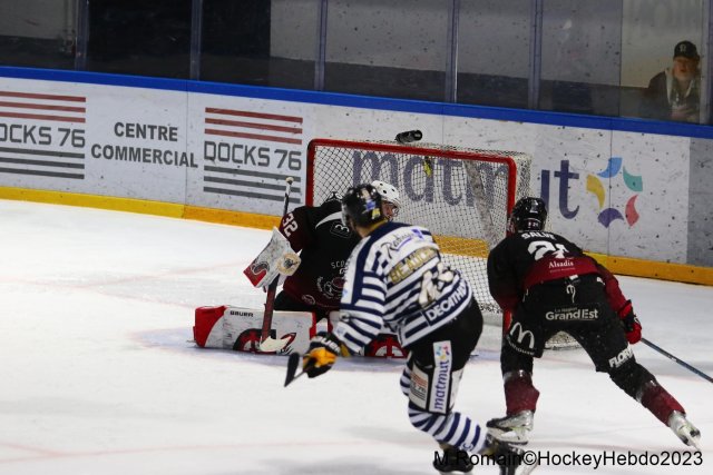 Photo hockey match Rouen - Mulhouse le 17/02/2023