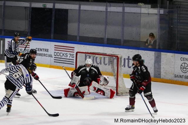 Photo hockey match Rouen - Mulhouse le 17/02/2023