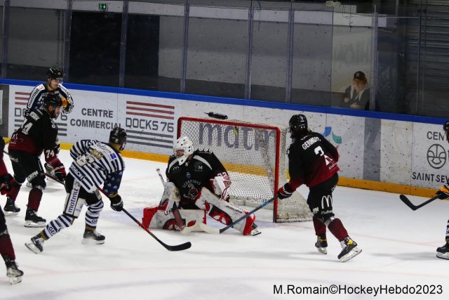 Photo hockey match Rouen - Mulhouse le 17/02/2023