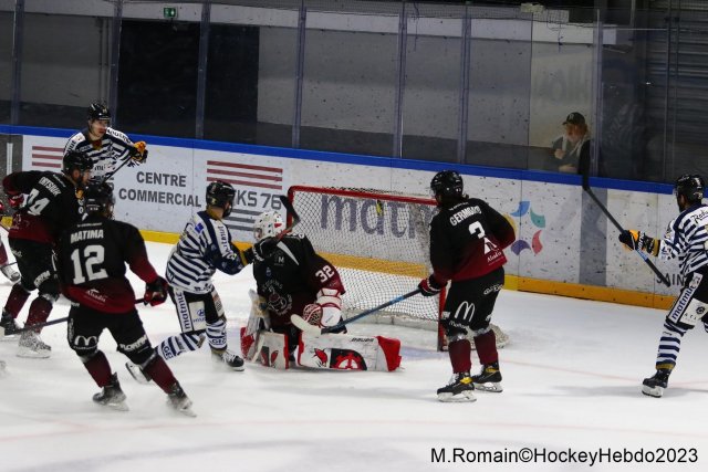 Photo hockey match Rouen - Mulhouse le 17/02/2023
