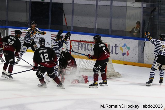 Photo hockey match Rouen - Mulhouse le 17/02/2023