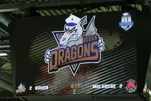 Photo hockey match Rouen - Mulhouse le 17/02/2023