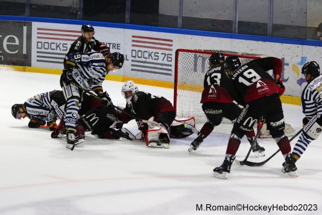 Photo hockey match Rouen - Mulhouse le 17/02/2023