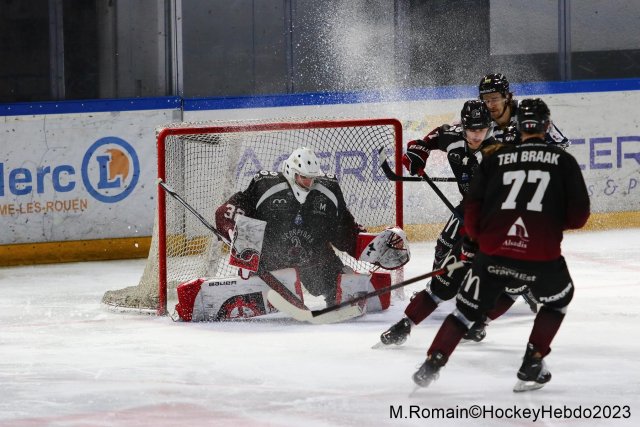 Photo hockey match Rouen - Mulhouse le 17/02/2023