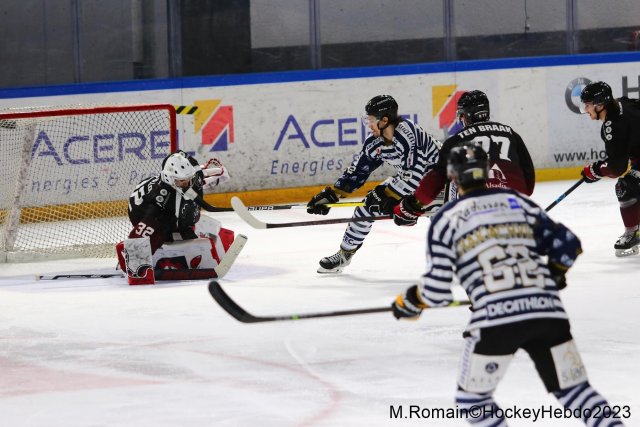 Photo hockey match Rouen - Mulhouse le 17/02/2023