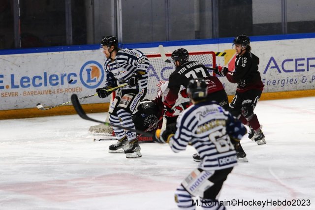 Photo hockey match Rouen - Mulhouse le 17/02/2023