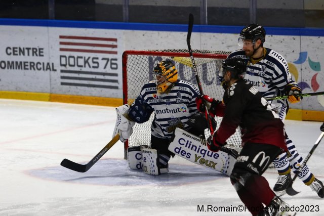 Photo hockey match Rouen - Mulhouse le 17/02/2023