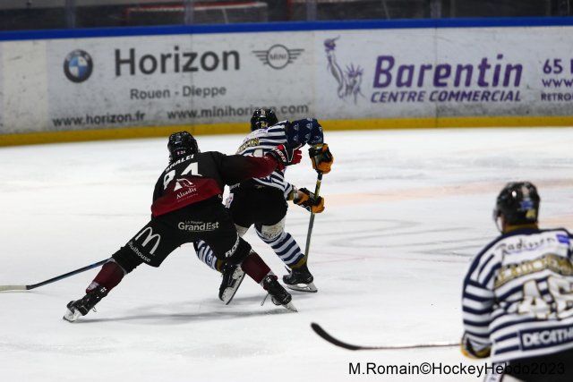 Photo hockey match Rouen - Mulhouse le 17/02/2023