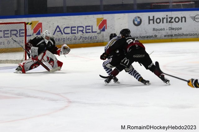 Photo hockey match Rouen - Mulhouse le 17/02/2023