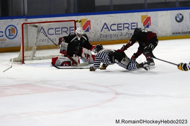 Photo hockey match Rouen - Mulhouse le 17/02/2023