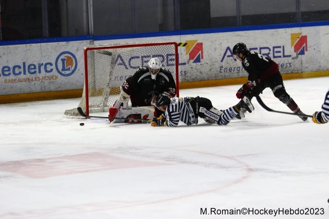 Photo hockey match Rouen - Mulhouse le 17/02/2023