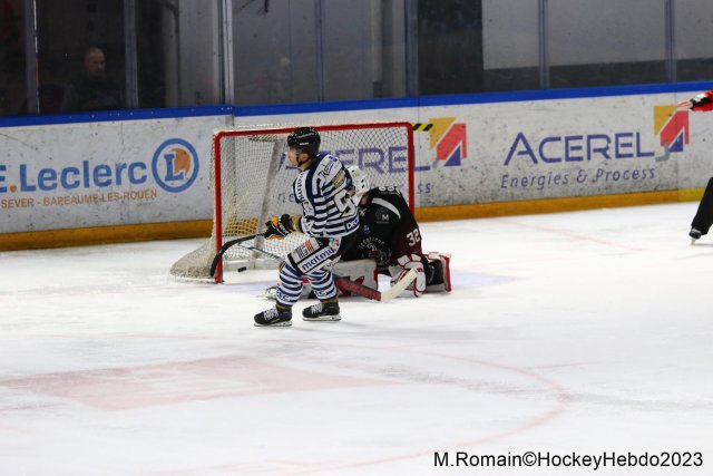Photo hockey match Rouen - Mulhouse le 17/02/2023