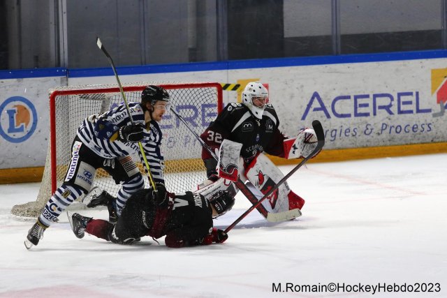 Photo hockey match Rouen - Mulhouse le 17/02/2023