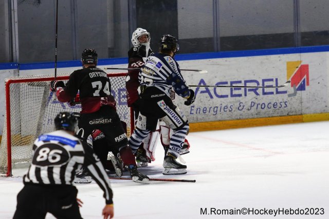 Photo hockey match Rouen - Mulhouse le 17/02/2023