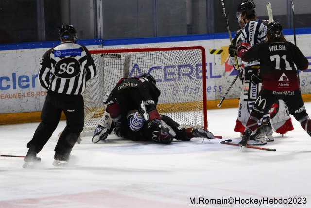 Photo hockey match Rouen - Mulhouse le 17/02/2023