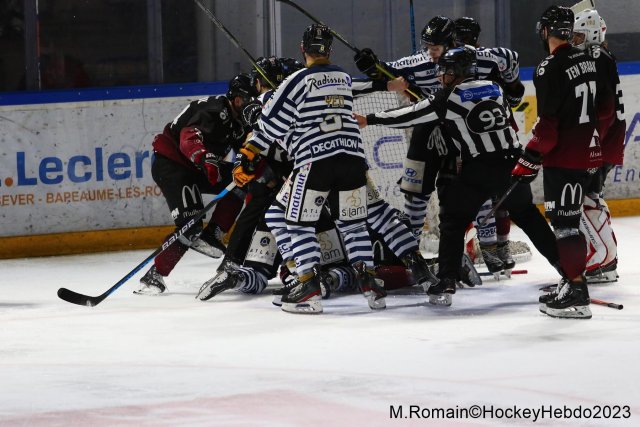 Photo hockey match Rouen - Mulhouse le 17/02/2023