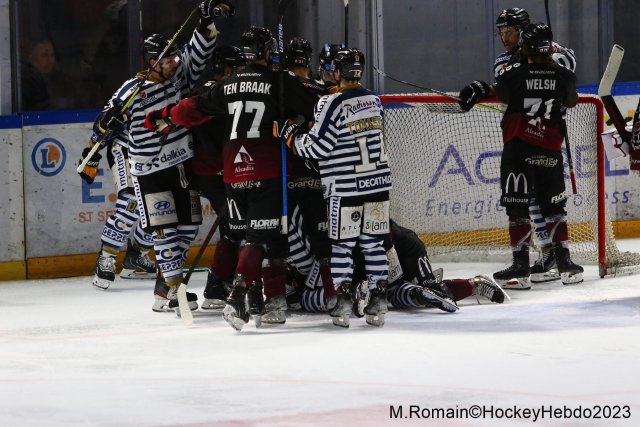 Photo hockey match Rouen - Mulhouse le 17/02/2023