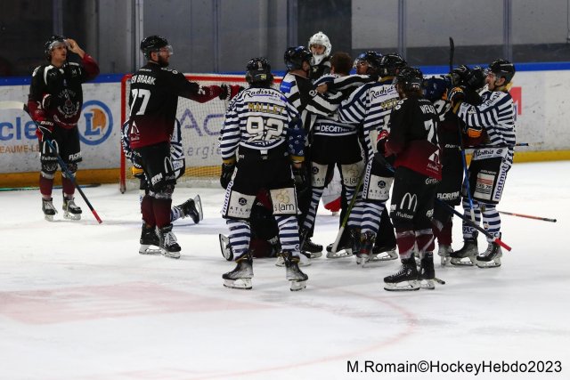 Photo hockey match Rouen - Mulhouse le 17/02/2023