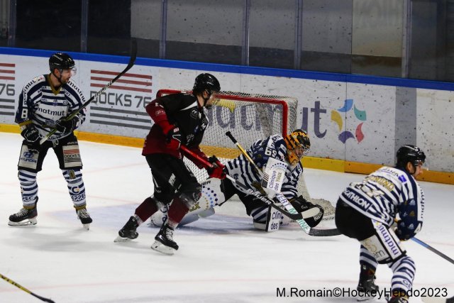 Photo hockey match Rouen - Mulhouse le 17/02/2023