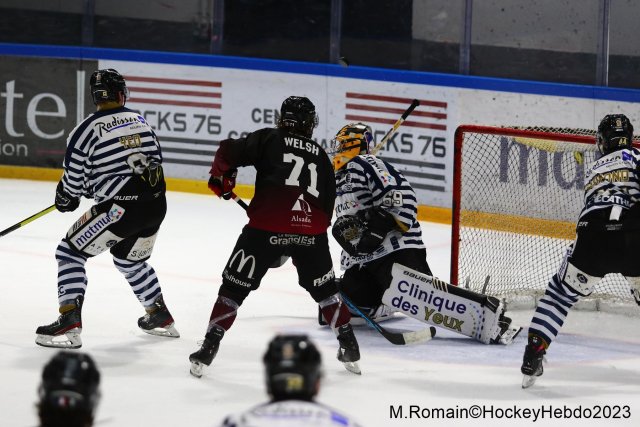 Photo hockey match Rouen - Mulhouse le 17/02/2023