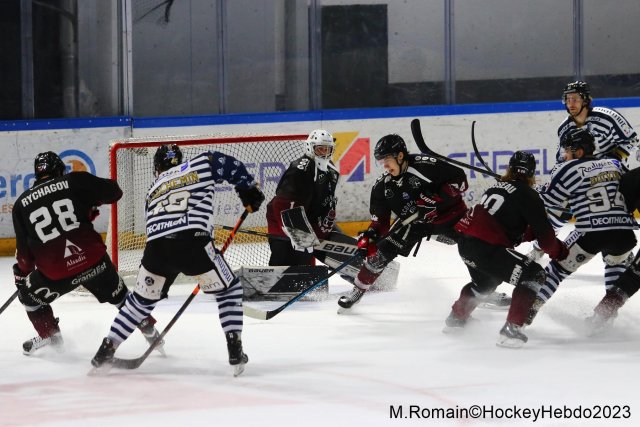 Photo hockey match Rouen - Mulhouse le 17/02/2023