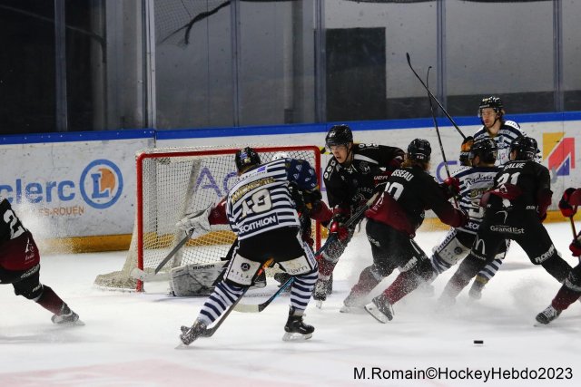 Photo hockey match Rouen - Mulhouse le 17/02/2023