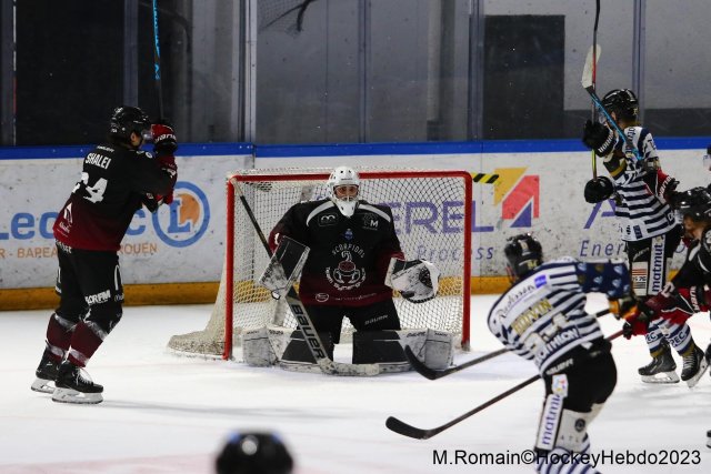 Photo hockey match Rouen - Mulhouse le 17/02/2023