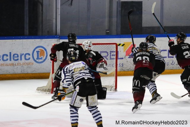 Photo hockey match Rouen - Mulhouse le 17/02/2023