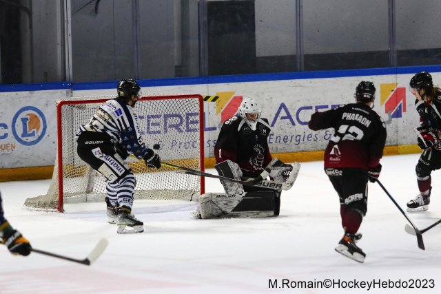 Photo hockey match Rouen - Mulhouse le 17/02/2023